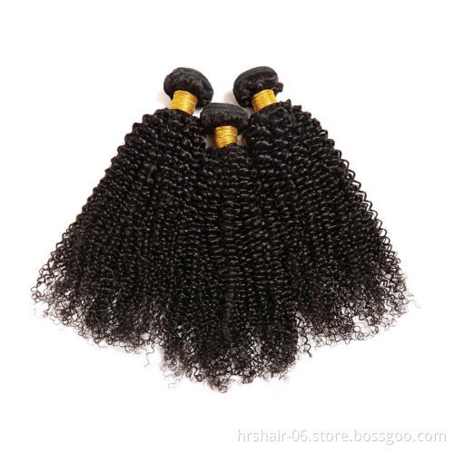 afro kinky human hair weave brazilian kinki curly human hair